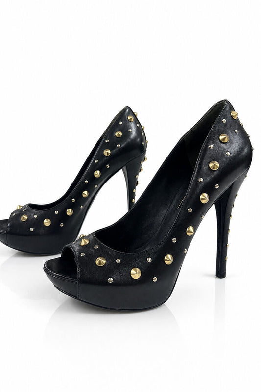 Shoes Nappa Ner/Oro