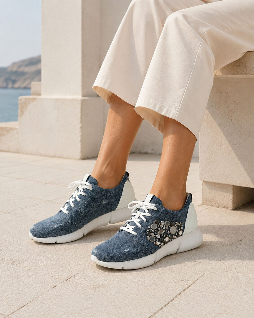 Shoes Jea/Stra BLU