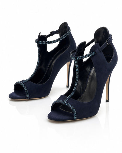 Shoes Suede Dk Blue