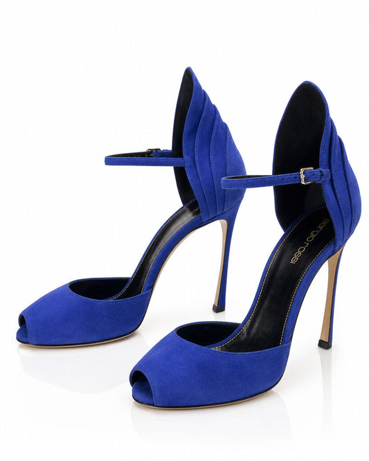 Shoes Suede Blu Gitane