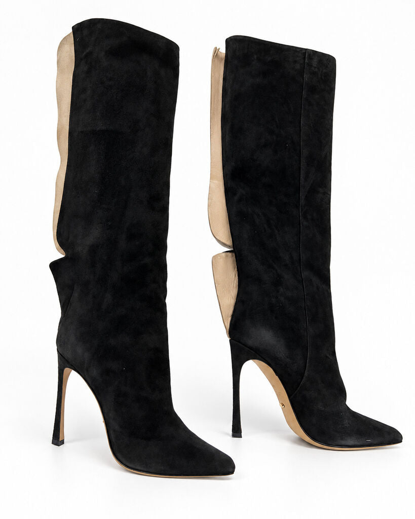 Shoes Suede Ner/Beige