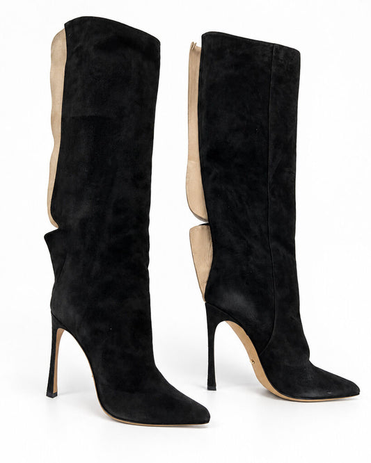 Shoes Suede Ner/Beige