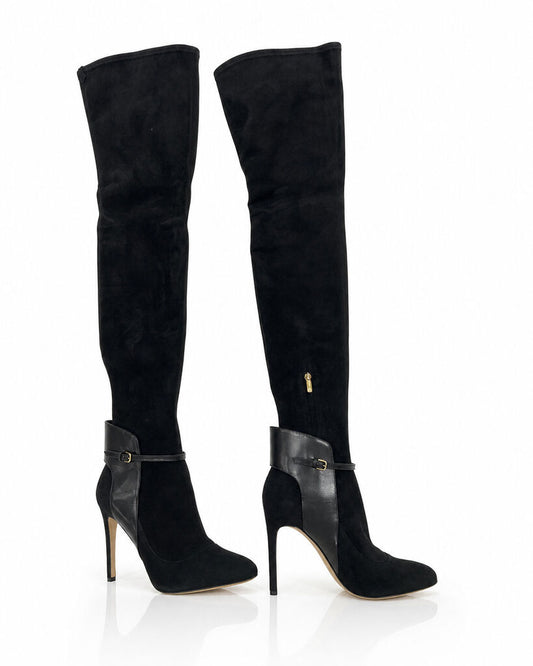 Shoes Suede Nero