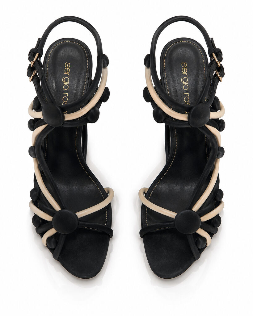 Shoes Satin Bia/Ner