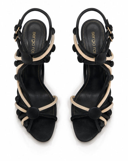 Shoes Satin Bia/Ner
