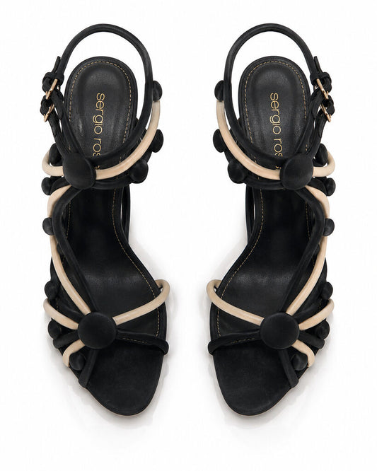 Shoes Satin Bia/Ner
