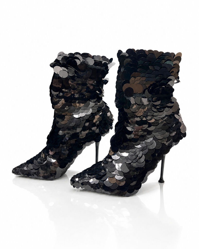 Shoes Fab/Embroidery NERO