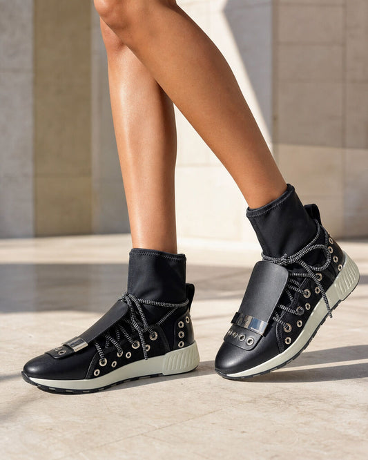 Shoes Fab/Nap NERO