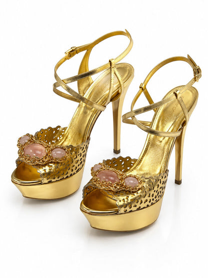 Shoes Laminato Oro