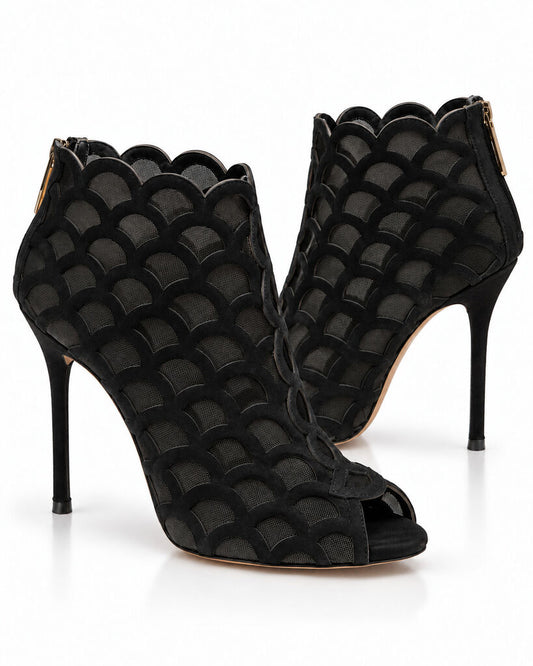 Shoes Suede Nero