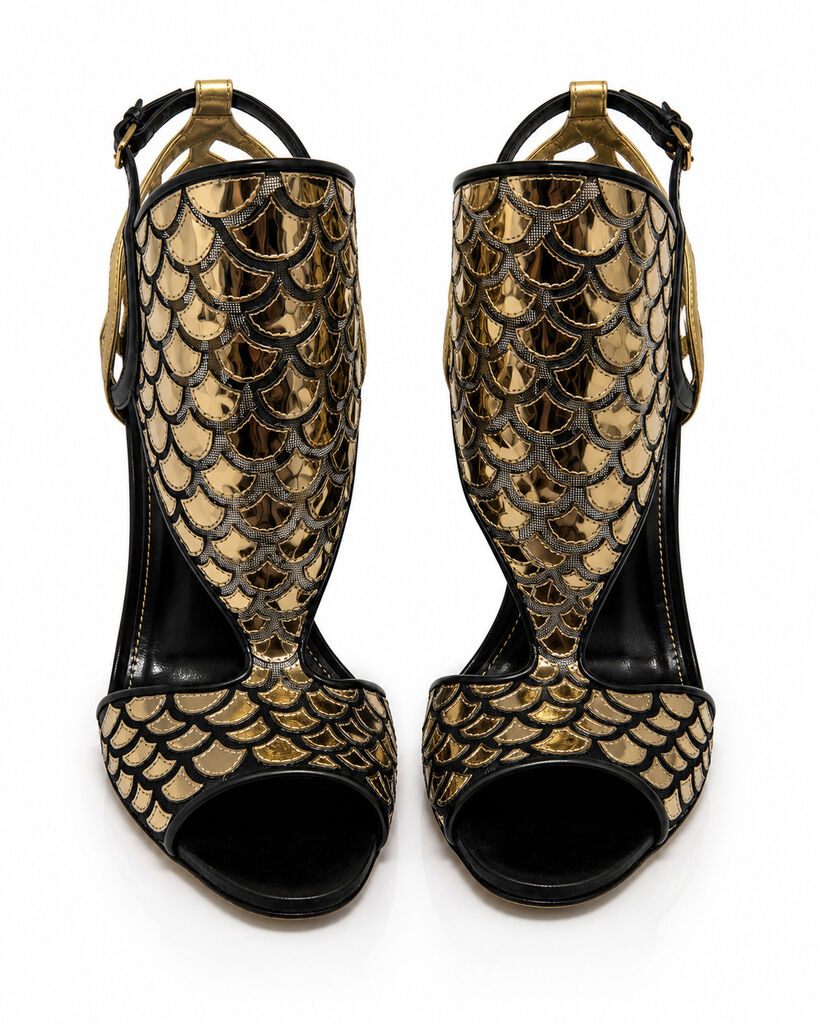 Shoes Nappa Ner/Oro
