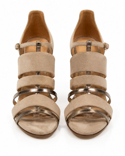 Shoes Suede Bei/Bron