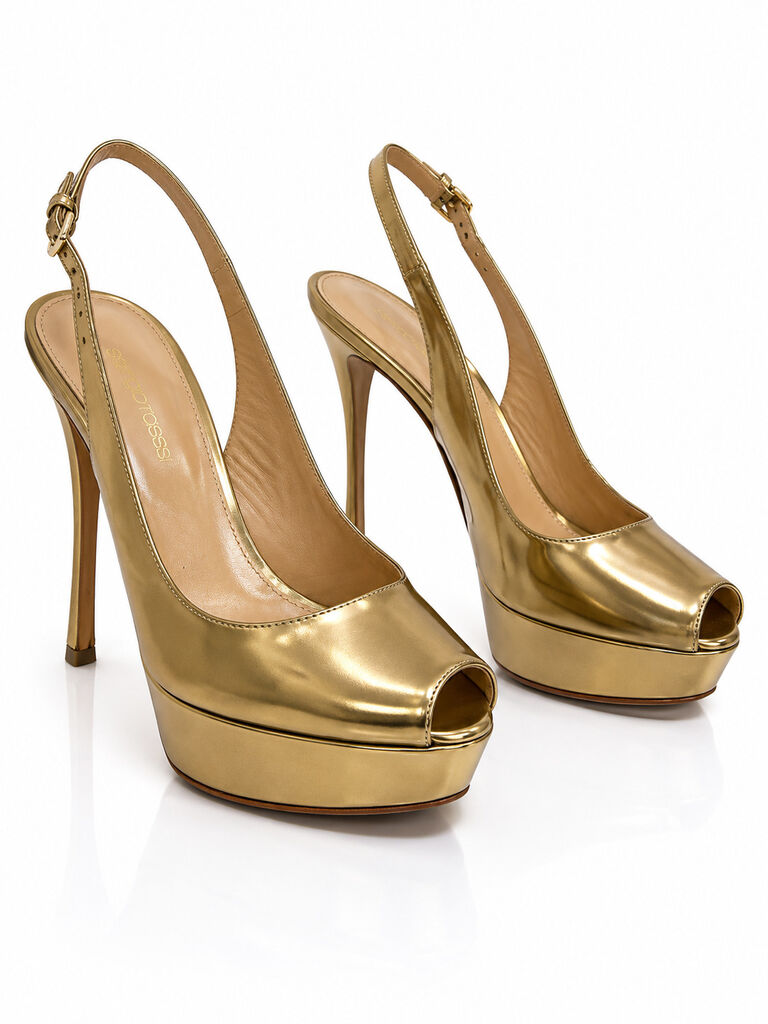 Shoes Laminato Bronzo