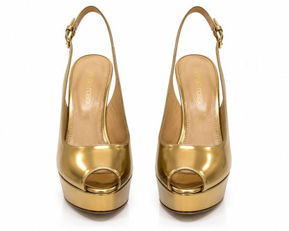 Shoes Laminato Bronzo