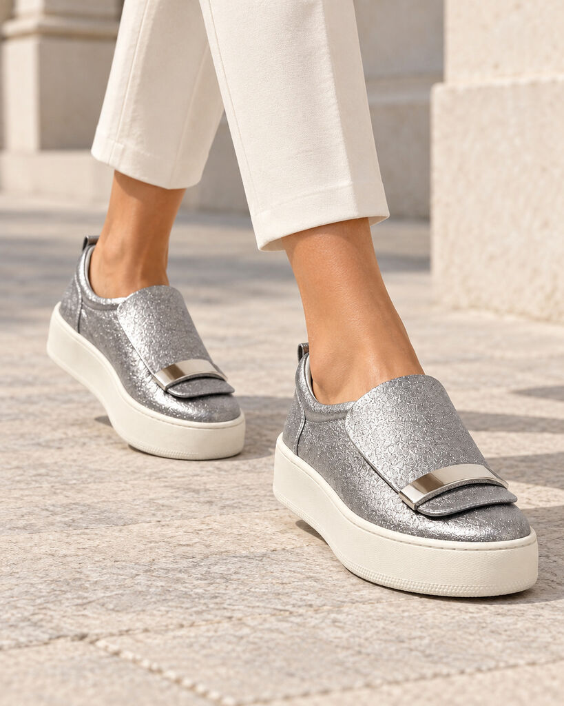 Shoes Nappa ACCIAIO