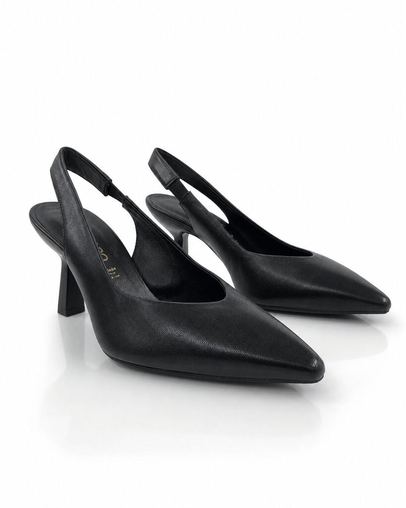 Sling-Back Nappa NERO