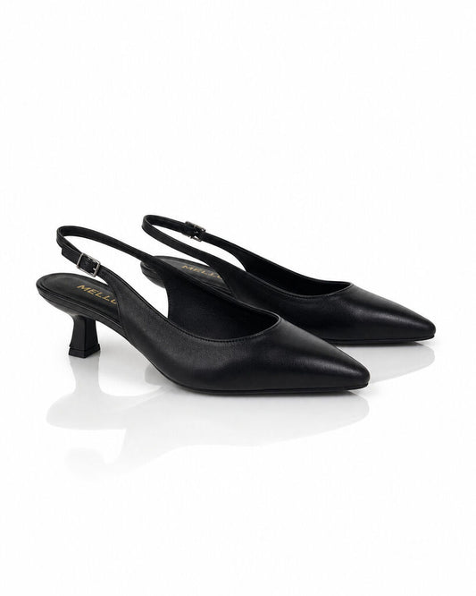 Sling-Back Nappa NERO