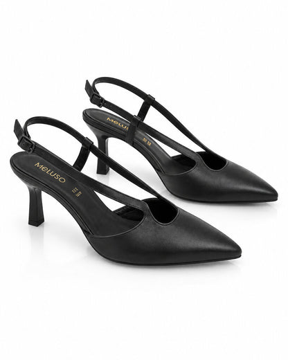 Sling-Back Nappa NERO