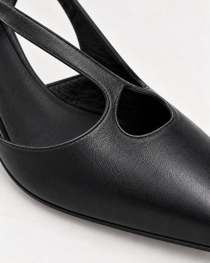 Sling-Back Nappa NERO