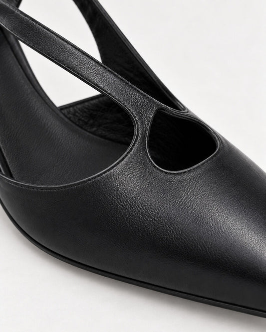 Sling-Back Nappa NERO