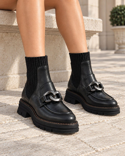Ankle Boot Nap/Woo NERO