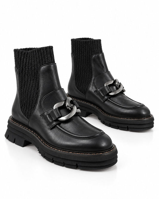 Ankle Boot Nap/Woo NERO