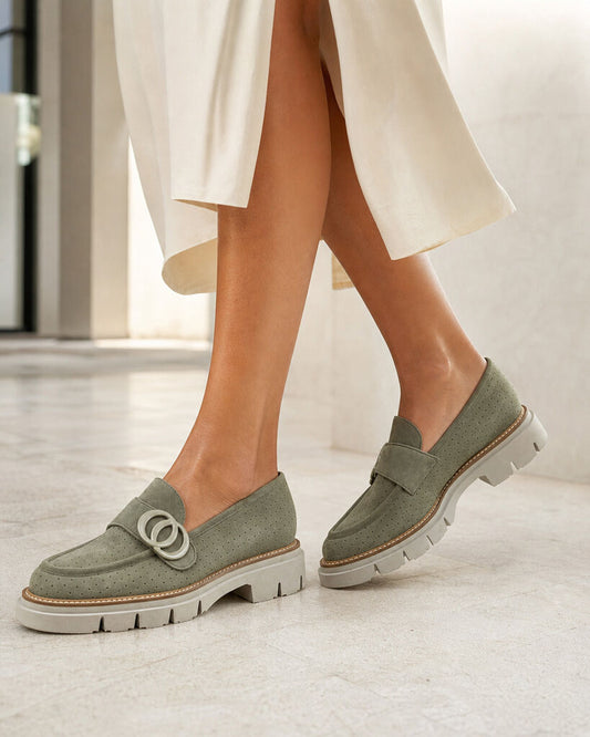 Shoes Camoscio KAKI