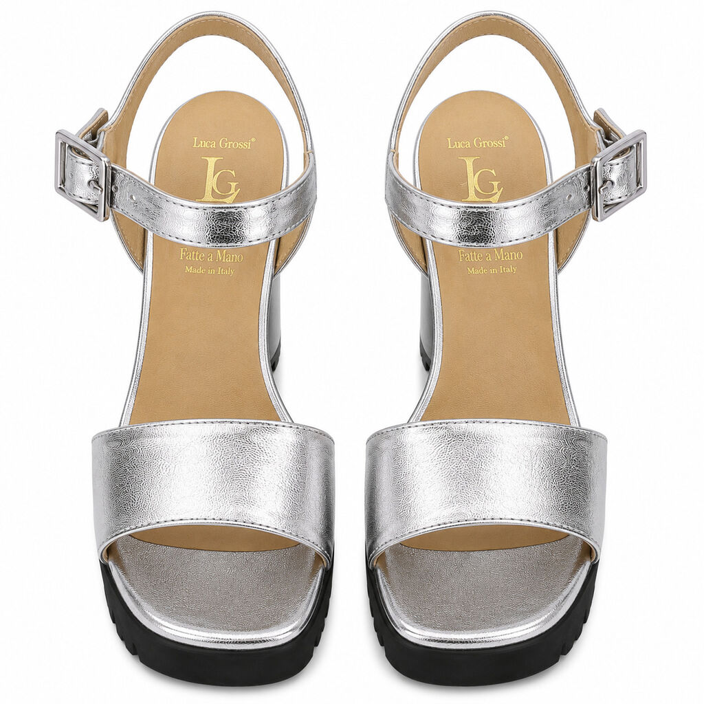 Sandal Laminato ARGENTO