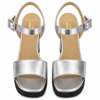 Sandal Laminato ARGENTO
