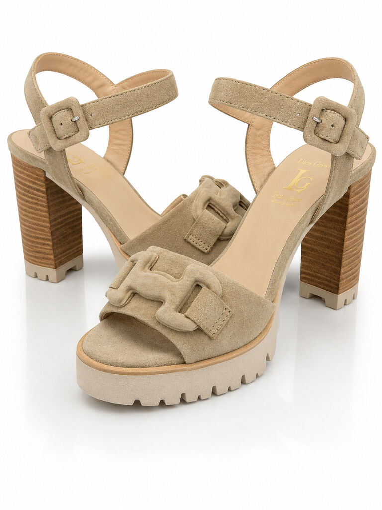 Sandal Camoscio BEIGE