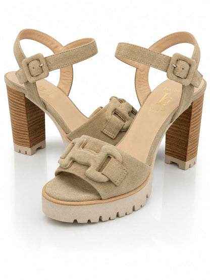 Sandal Camoscio BEIGE
