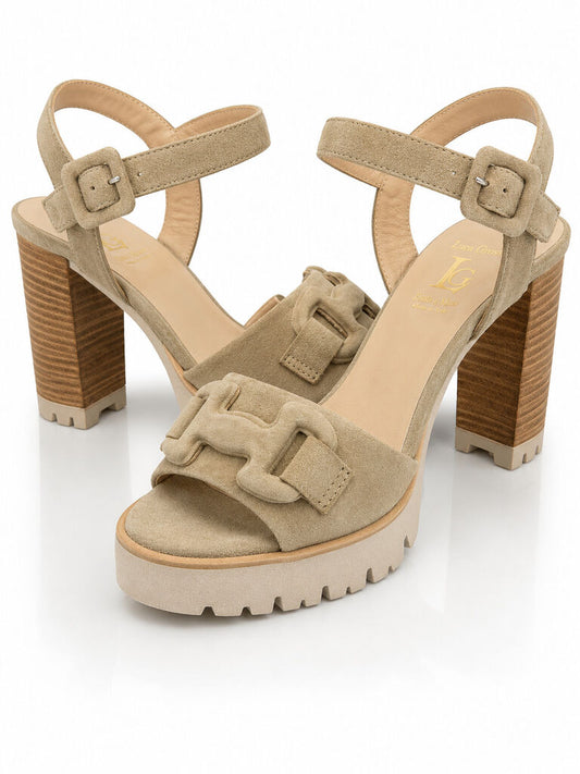 Sandal Camoscio BEIGE