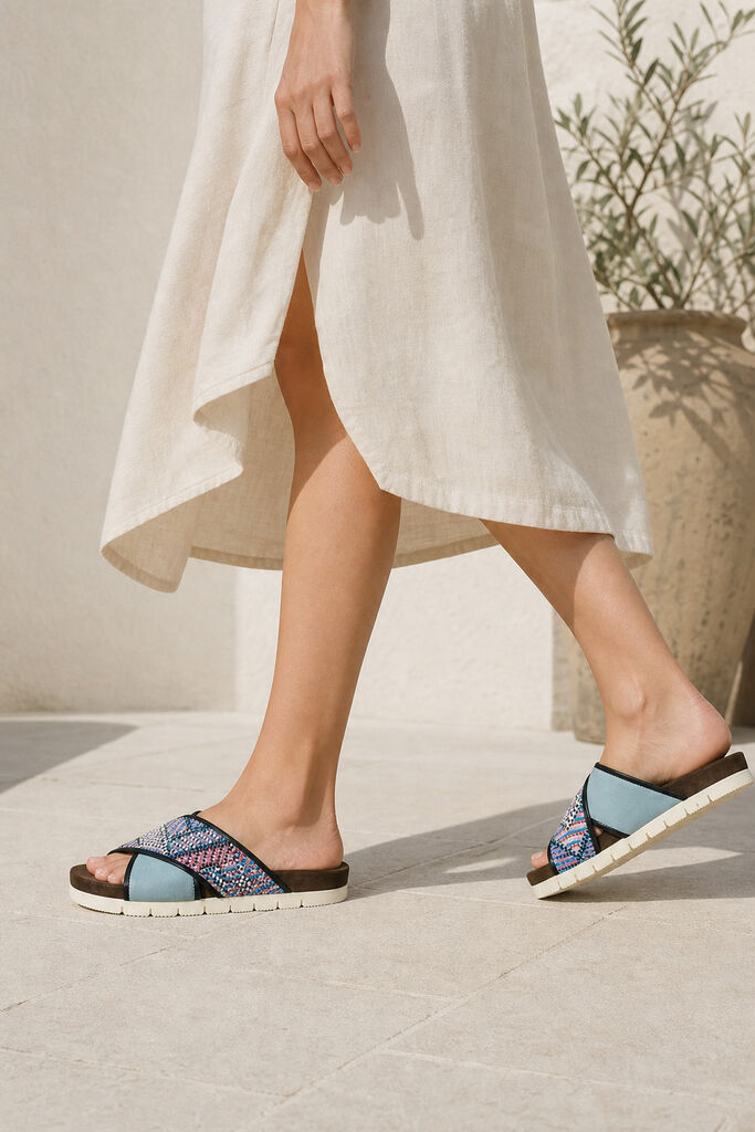 Shoes Tes/Per LT BLUE