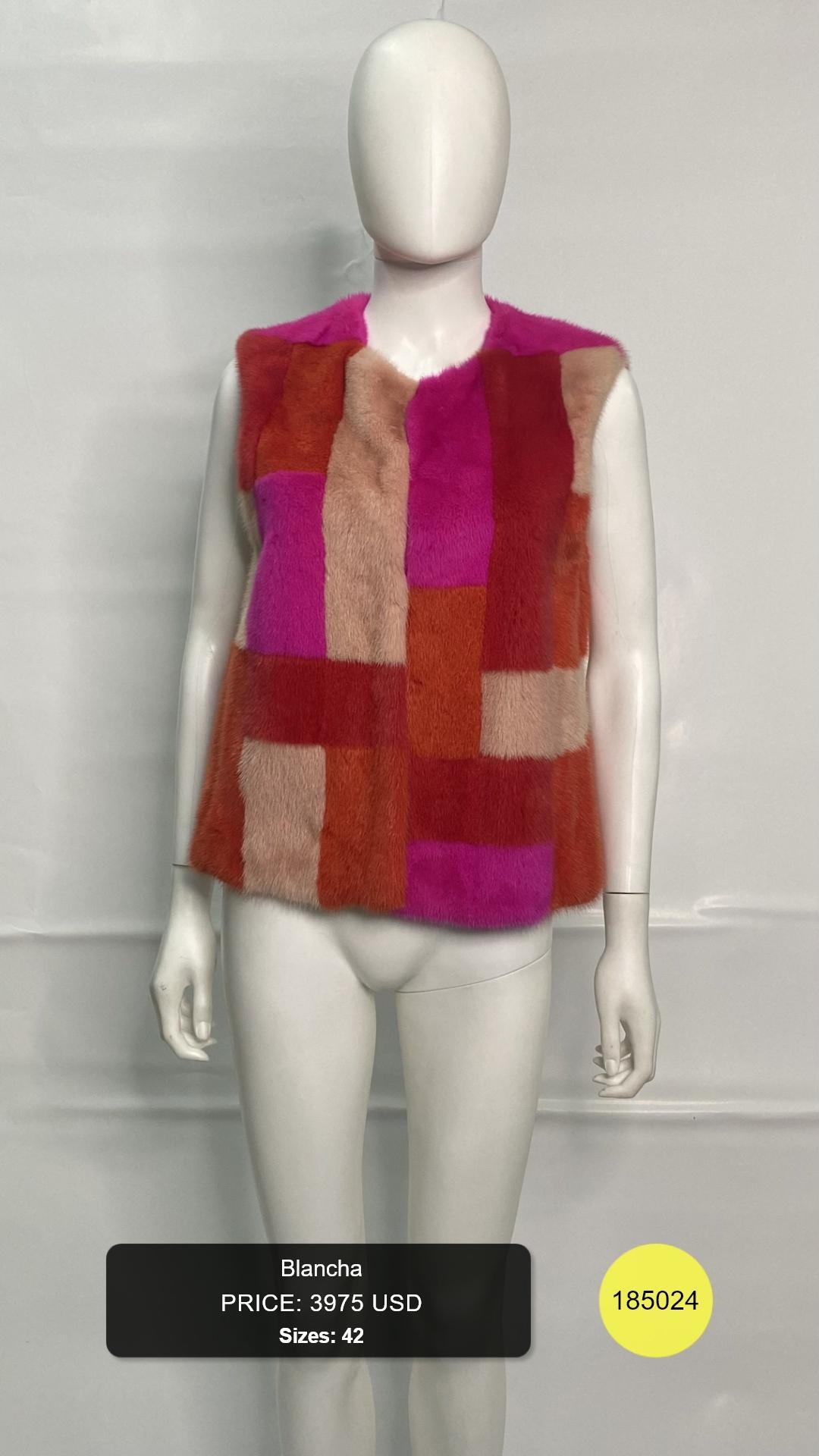 Colorful Block Pattern Vest