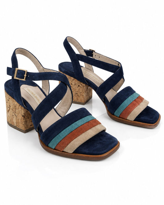 Shoes Sue/Cork MUL NAV
