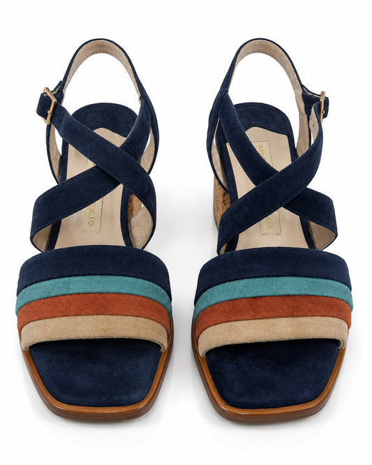 Shoes Sue/Cork MUL NAV