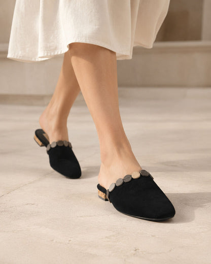 Shoes Suede BLACK