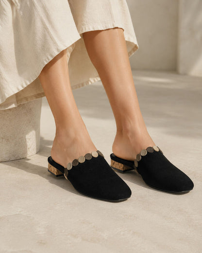 Shoes Suede BLACK
