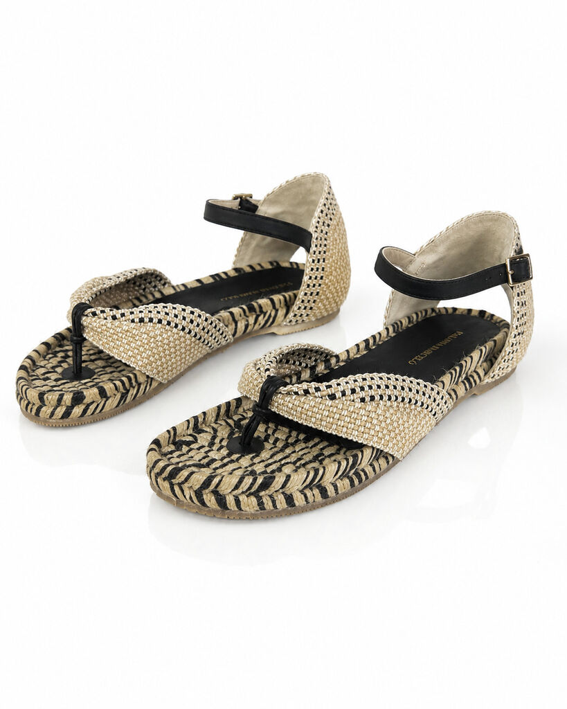 Shoes Intreccio NAT/BLK