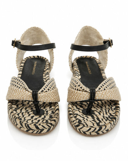 Shoes Intreccio NAT/BLK