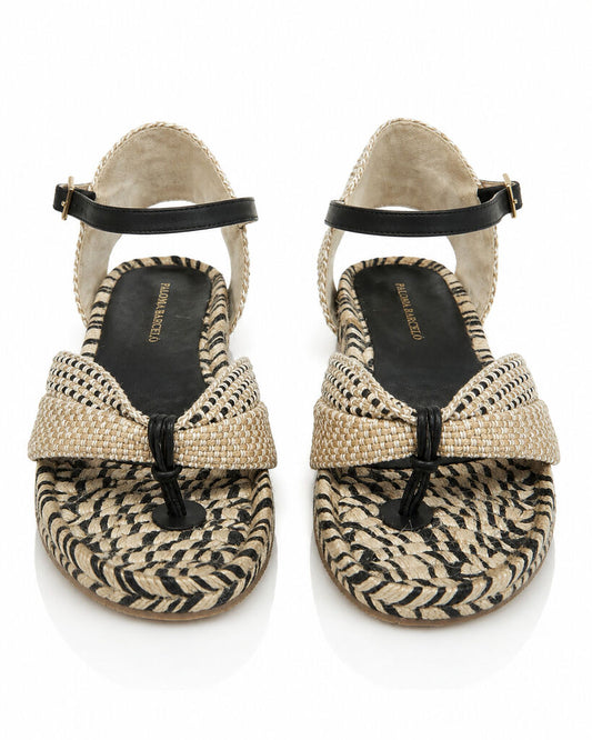 Shoes Intreccio NAT/BLK