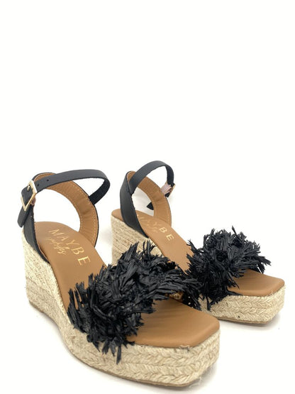 Sandal Rafia NEGRO