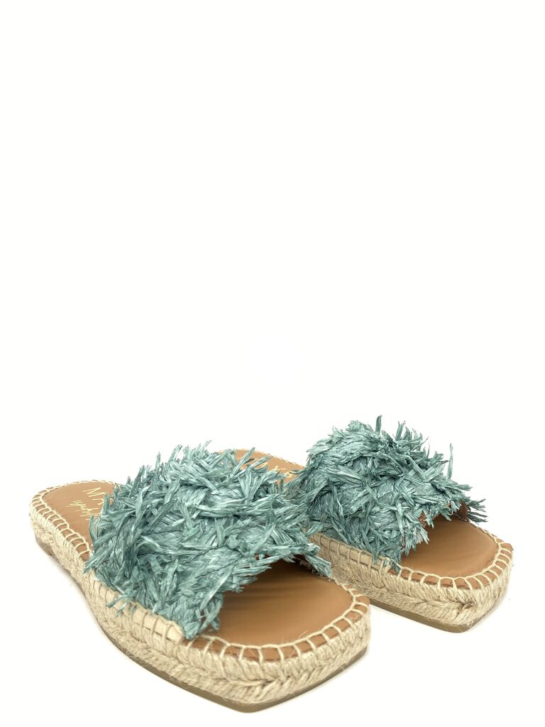 Slipper Rafia FOREST