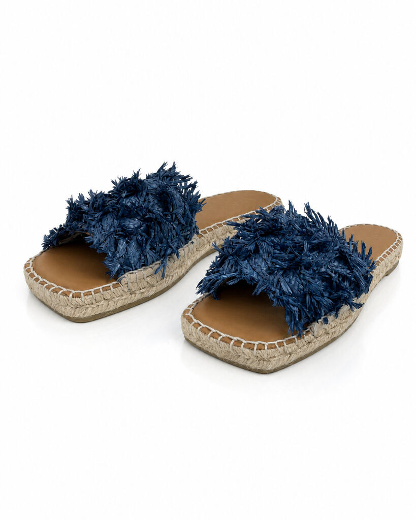 Slipper Rafia NAVY
