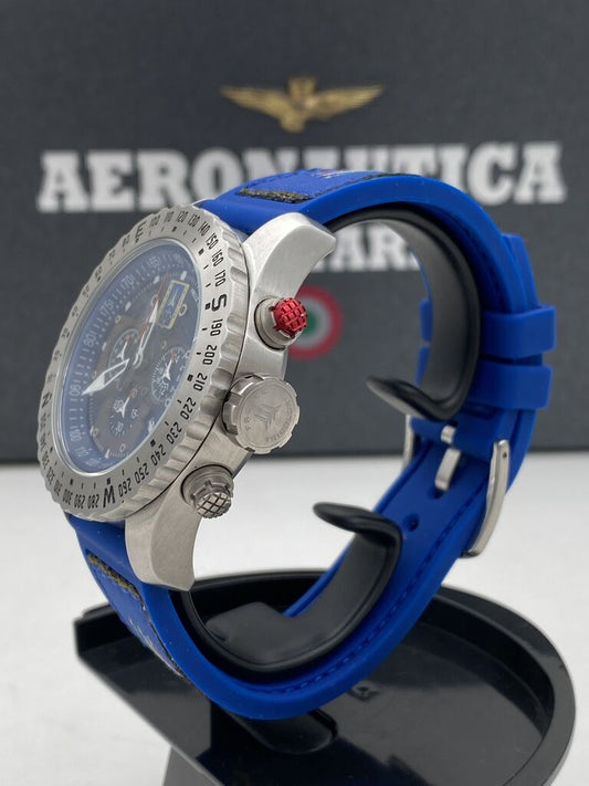 Blue Multifunctional Chronograph Watch