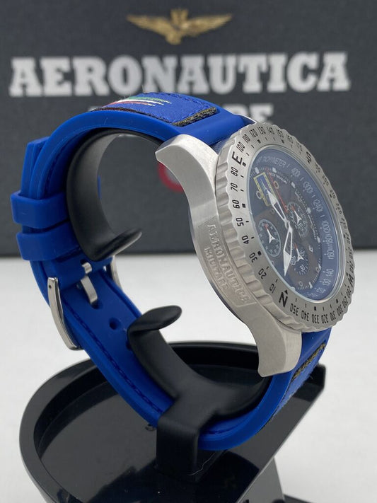 Blue Multifunctional Chronograph Watch